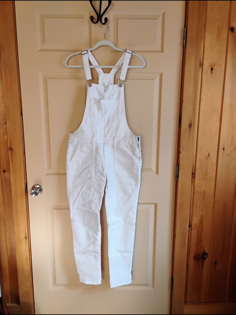 Old Navy White Denim Women's Overalls